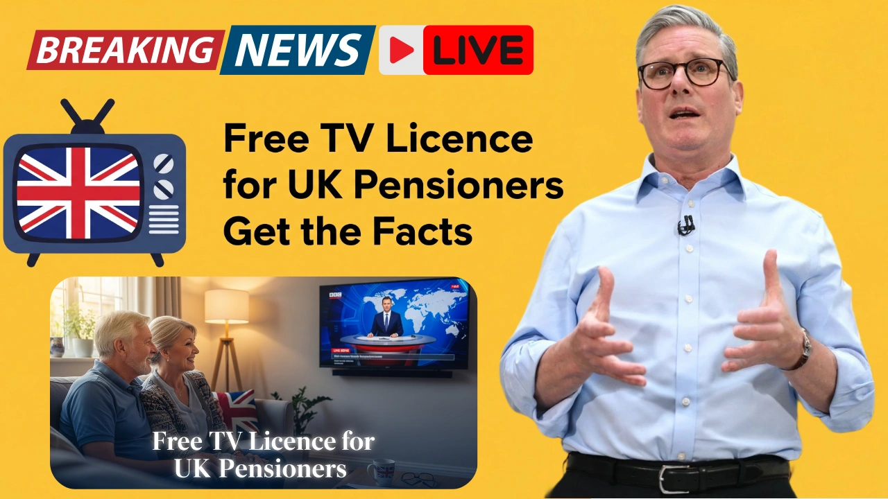 Free TV Licence for UK Pensioners Over 60 - Eligibility, Rules & How to Claim