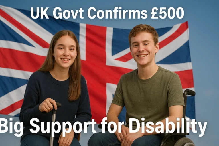 UK Govt Confirms £500 Disability Cost of Living Support Payment 2025 for Claimants